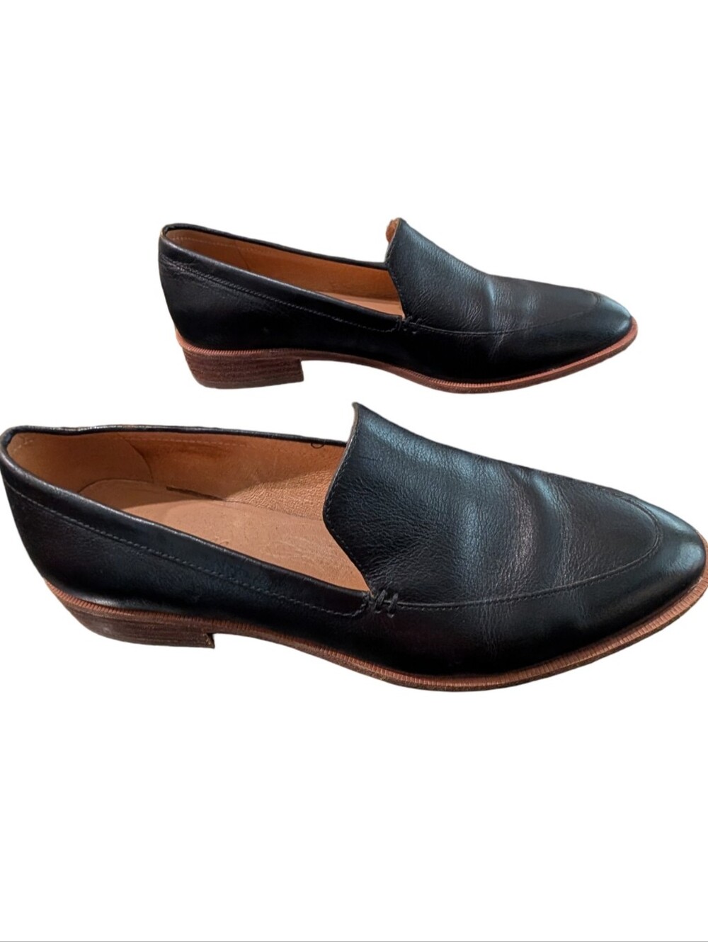 Madewell Frances Loafer in black leather, size 7.5. - Picture 6 of 9